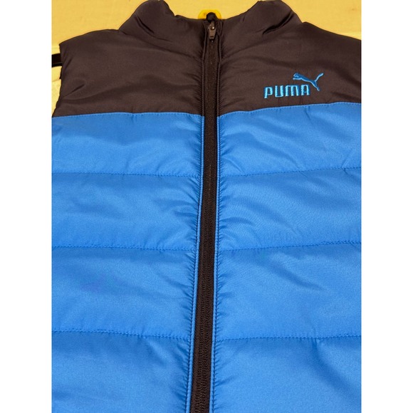 Puma‎ Boy's Long Sleeve T-Shirt & Vest Set Size S (7/8) Blue & White - Picture 2 of 6